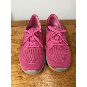Skechers Women’s 9 Hot Pink Seager Knit Fit Training Sneakers Shoes Trainers